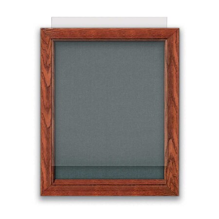 United Visual Products Indoor Enclosed Combo Board, 72"x36", Bronze Frame/Green & Dark Spruce UVCB7236BZ-GREEN-DRKSPR